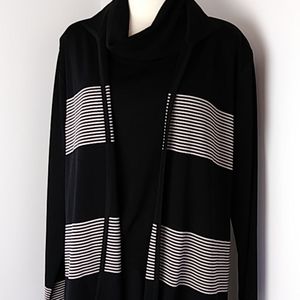 Exclusively Misook 3 piece Skirt, top and cardigan